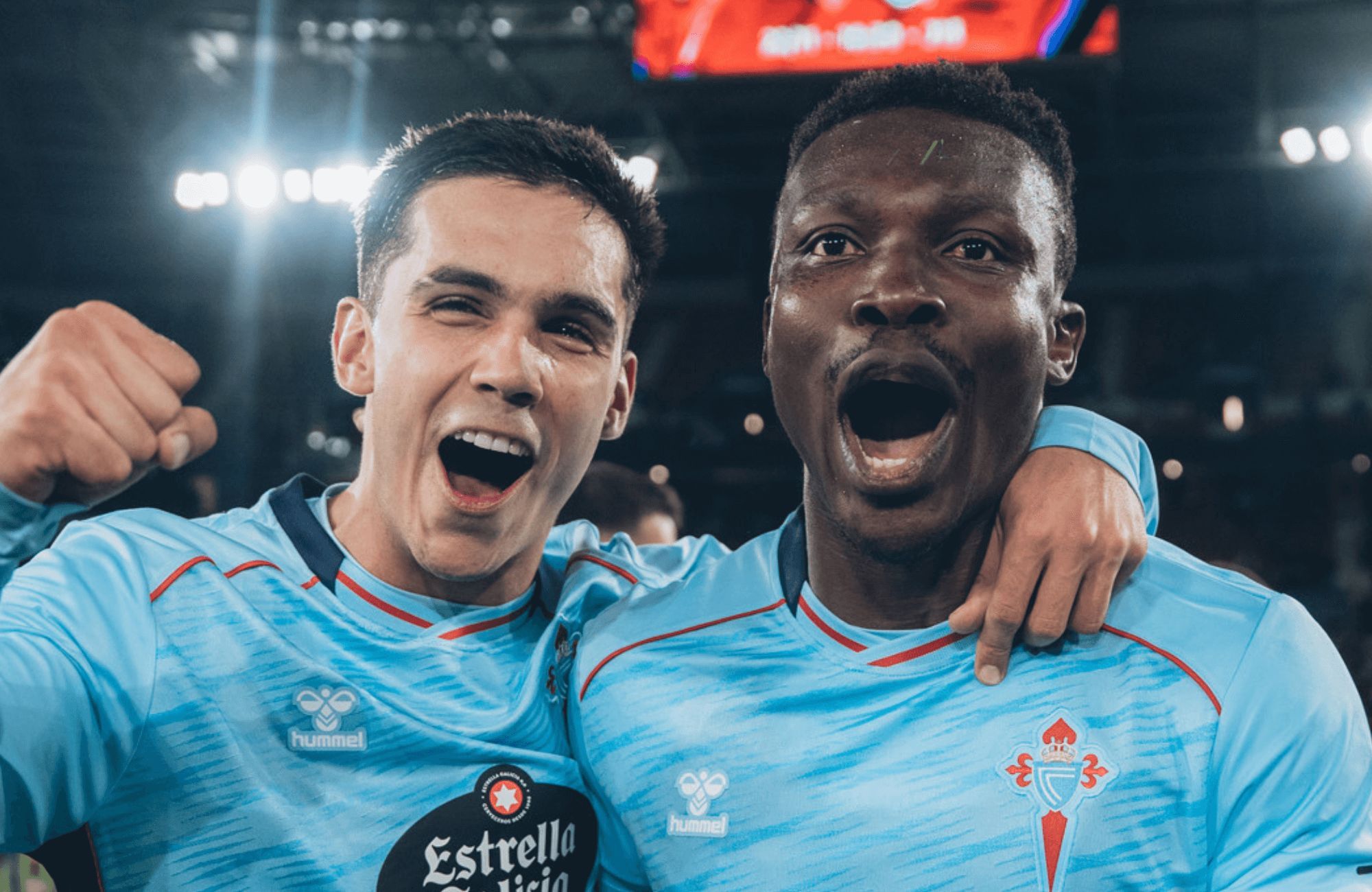 Hugo Sotelo y Joseph Aidoo.