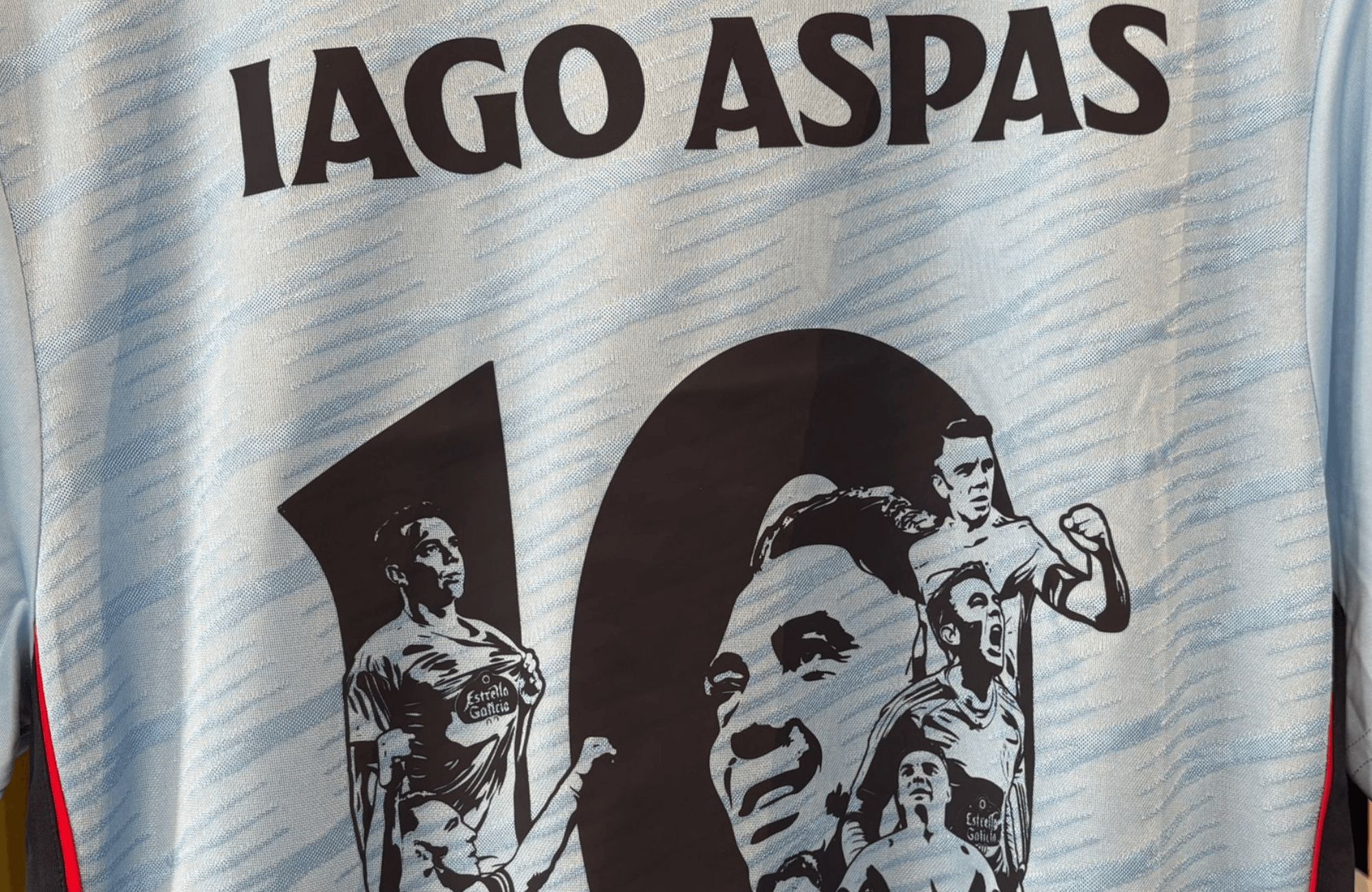  Camiseta homenaje a Iago Aspas.