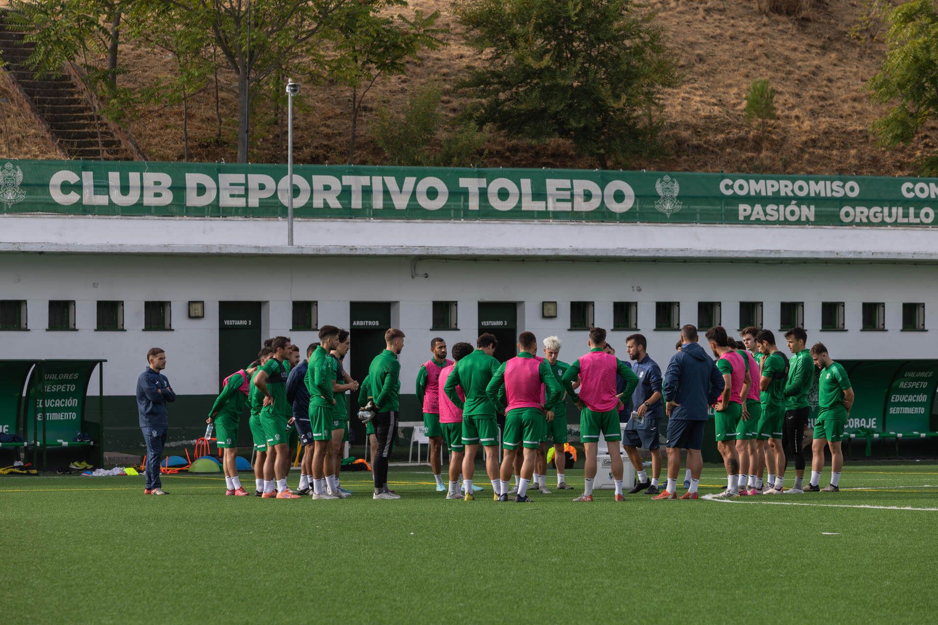 Los jugadores del Toledo ya preparan la Copa del Rey
