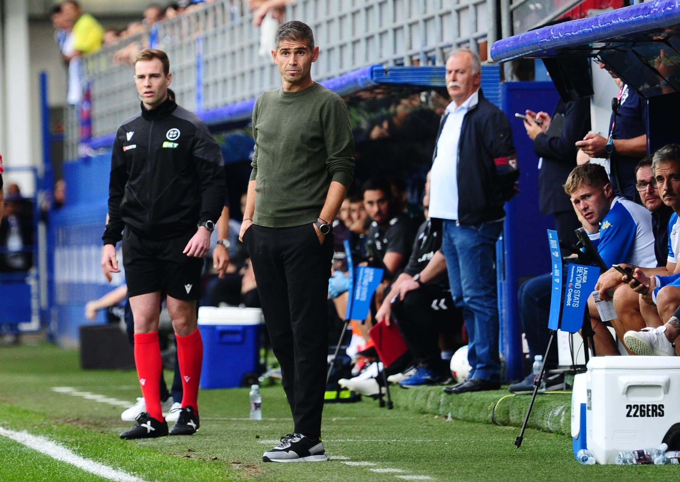  Antonio Hidalgo, en el Eibar-Deportivo.
