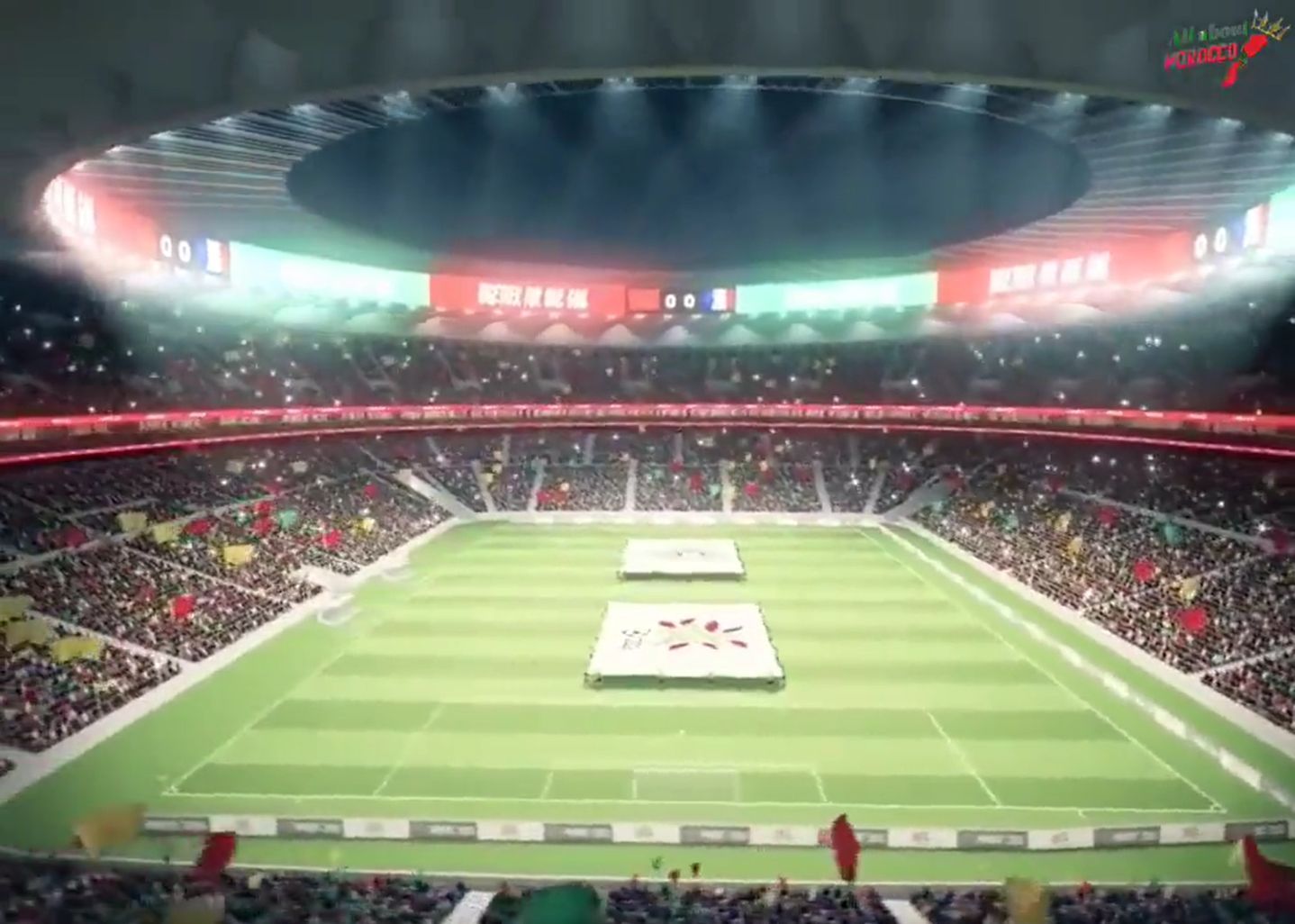  El estadio de Casablanca que quiere construir Marruecos para el Mundial 2030.
