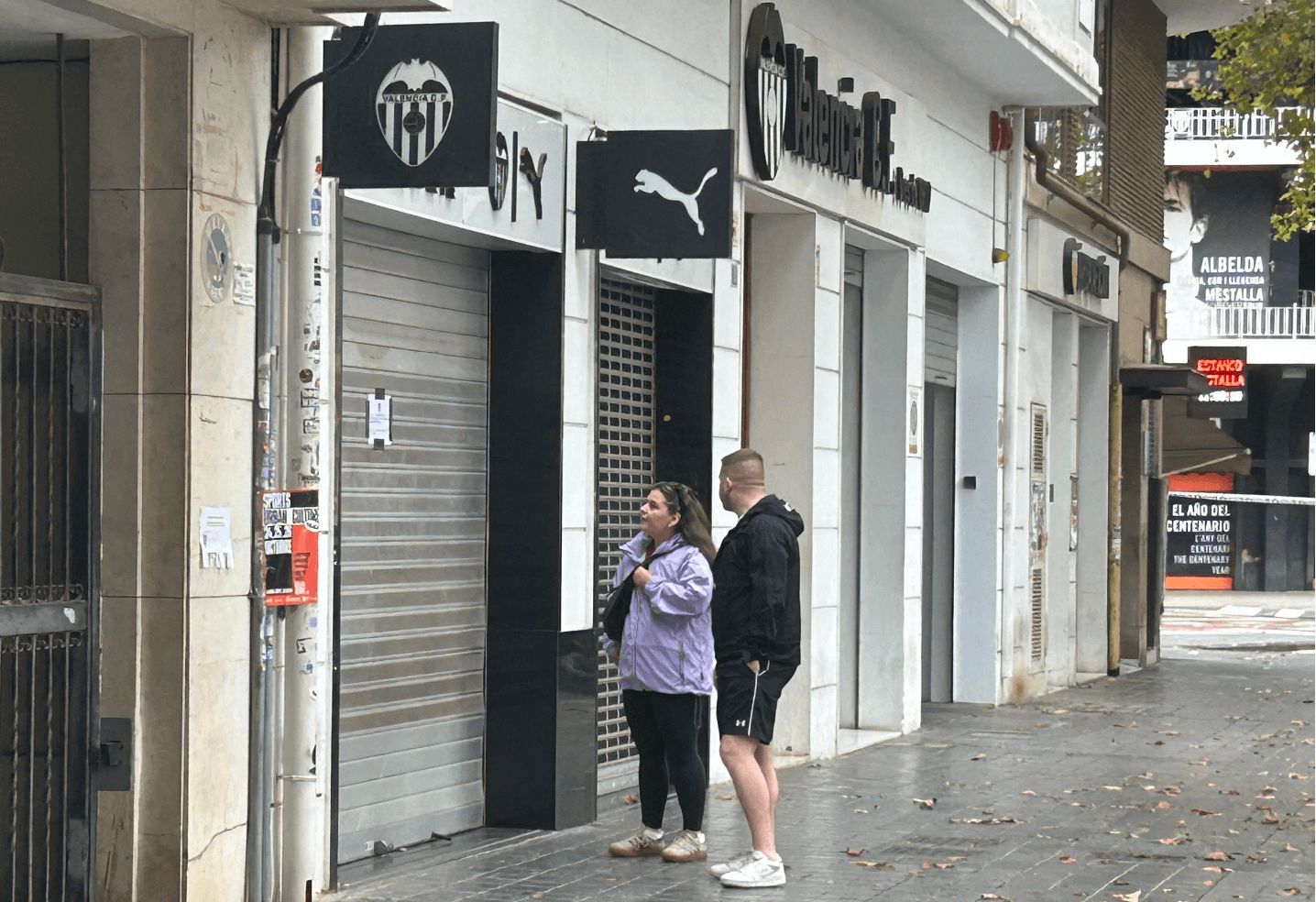 El Valencia CF cerró su tienda oficial