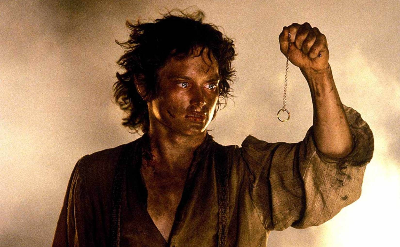 Elijah Wood como Frodo Bolsón en El Señor de los Anillos