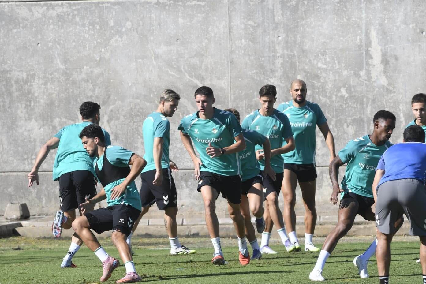  Sergi Altimira, en el entrenamiento de este martes.