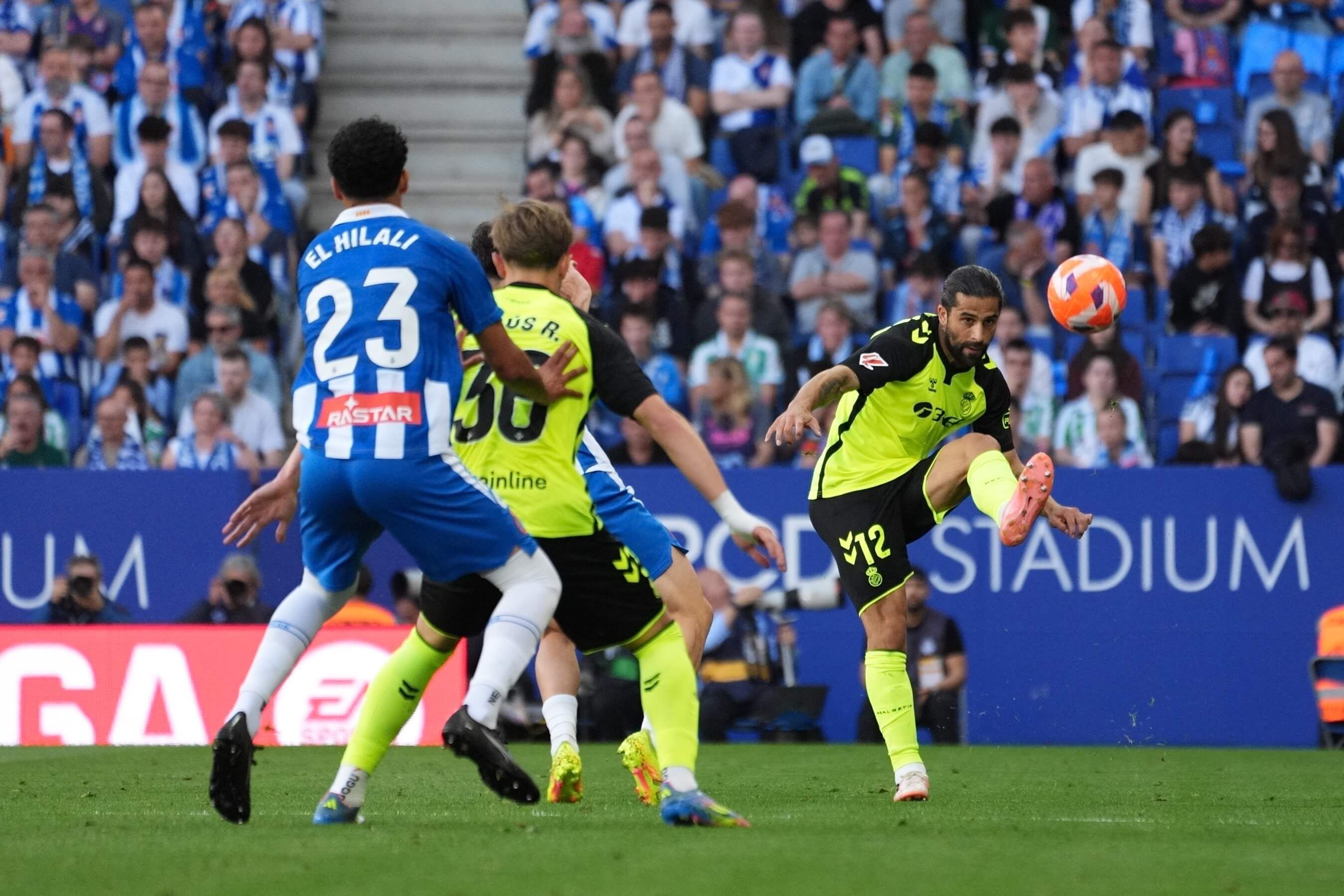 Ricardo Rodríguez, en el Espanyol-Betis (Foto RBB).