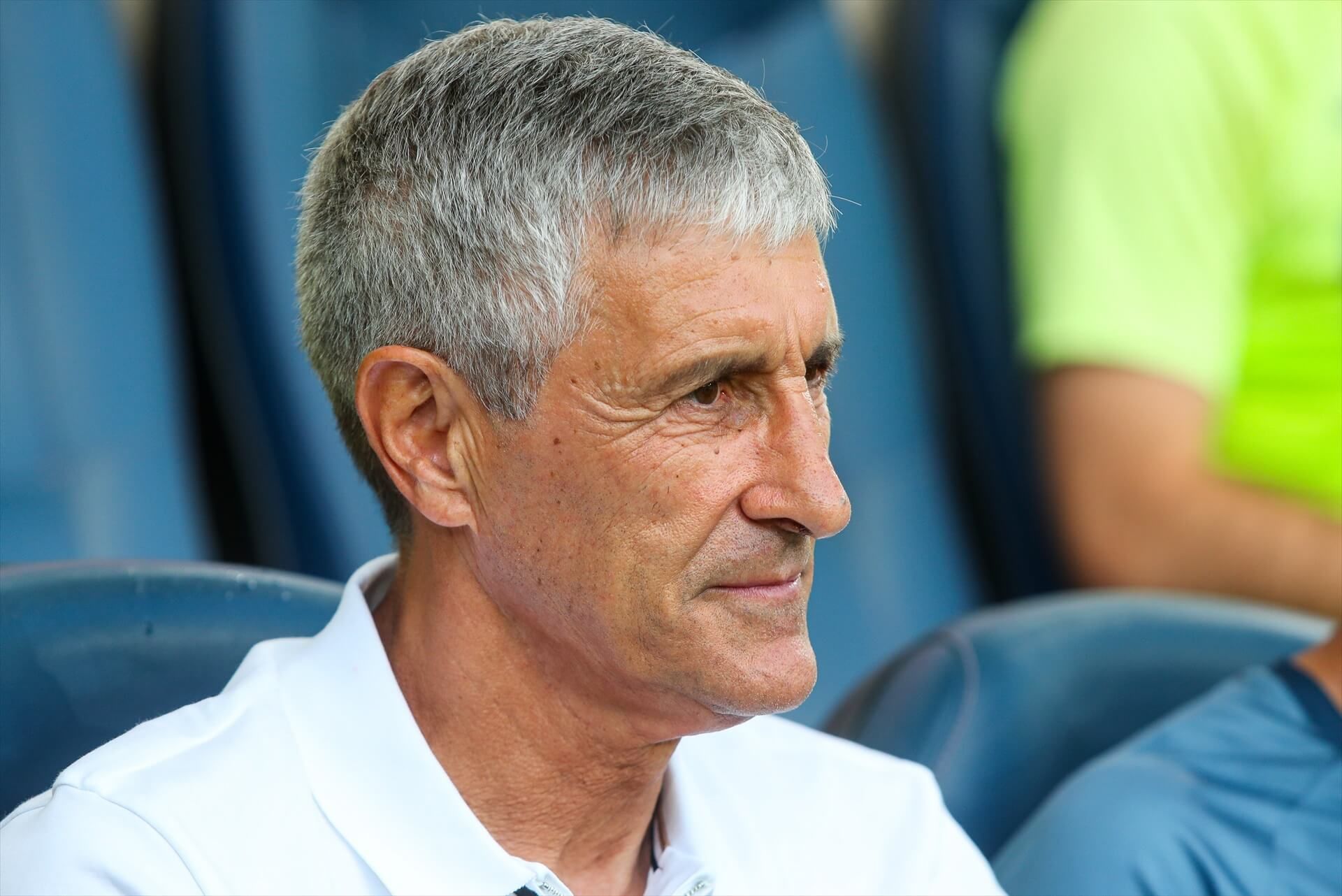 Quique Setién, en un partido de fútbol (FOTO: Europa Press).