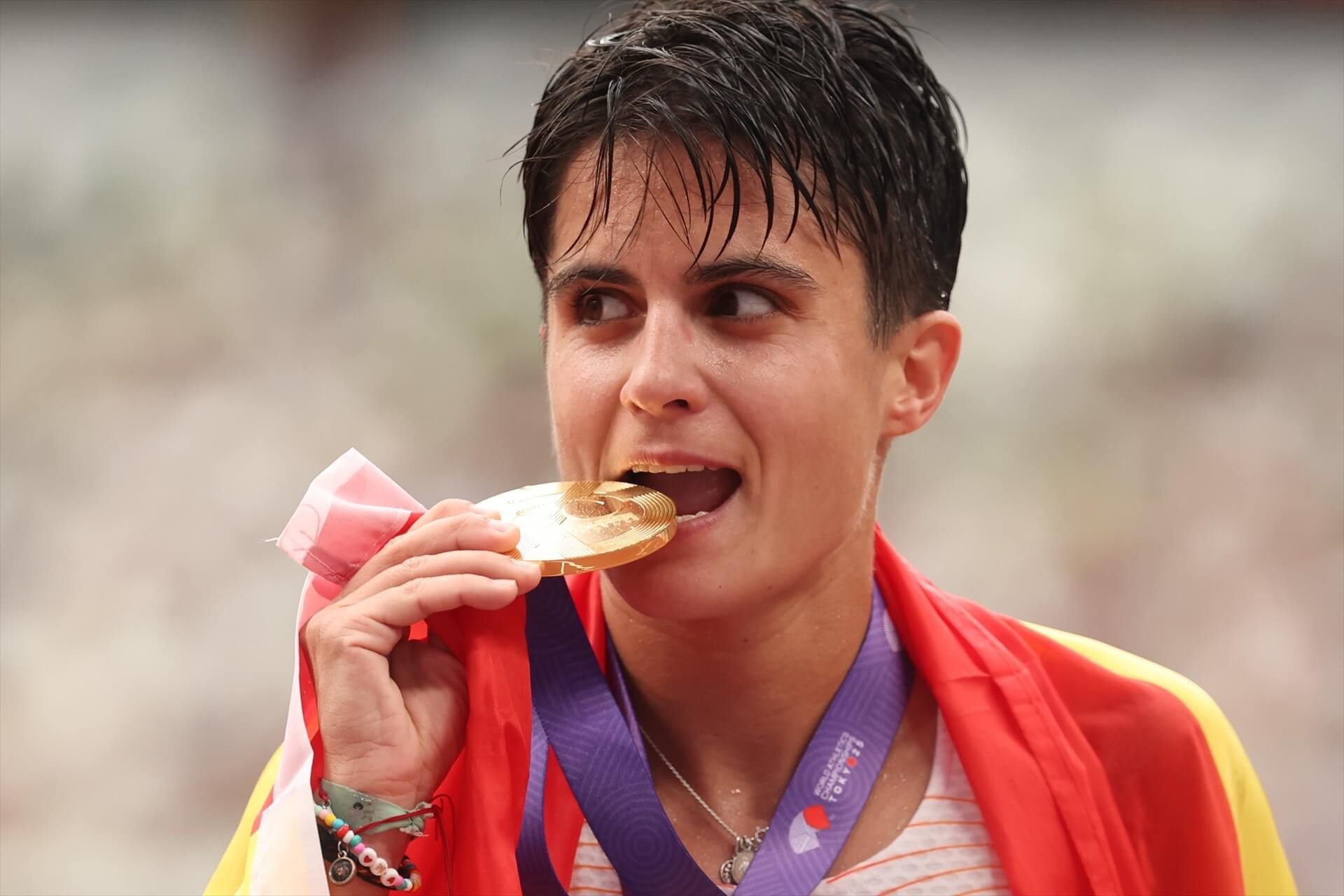 María Pérez, Oro en el Mundial de Atletismo en 20 kilómetros en Tokio.
