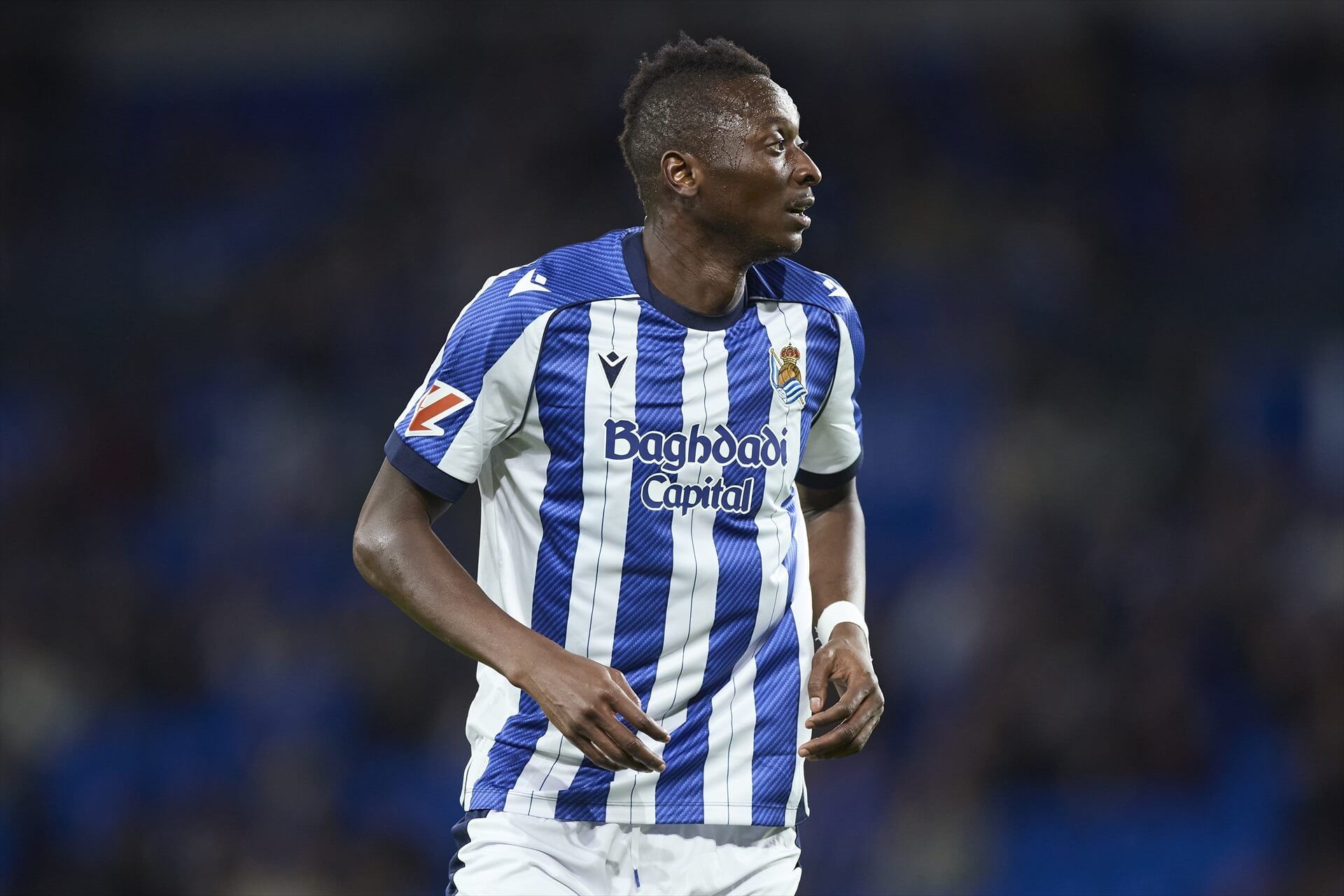  Sadiq Umar, con la Real Sociedad esta temporada.