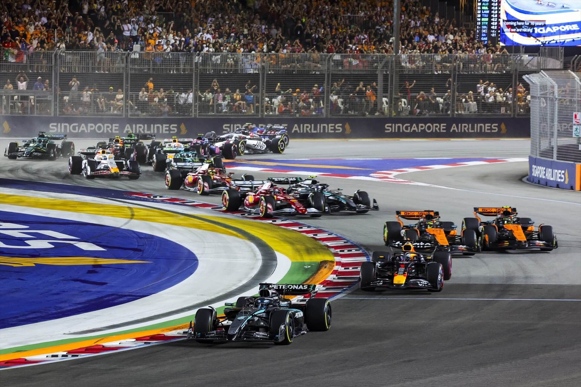Imagen del Gran Premio de Singapur 2025.