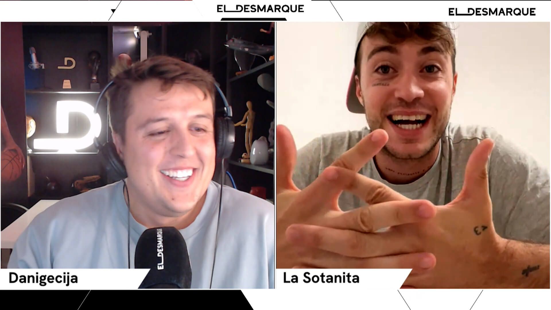 La Sotanita, entrevistado en ElDesmarque Stream.