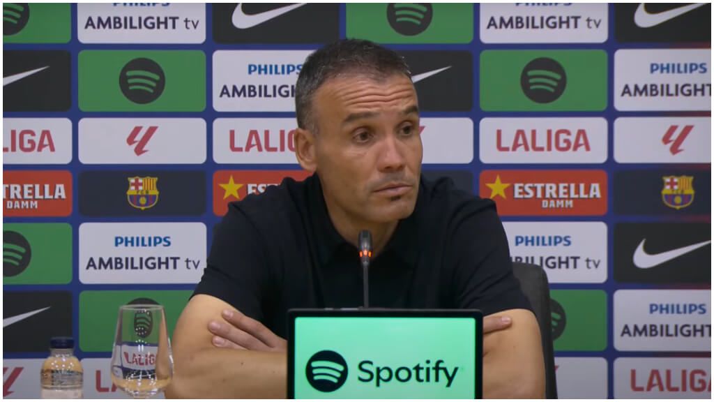 Sergio Francisco, en rueda de prensa. (LaLiga)