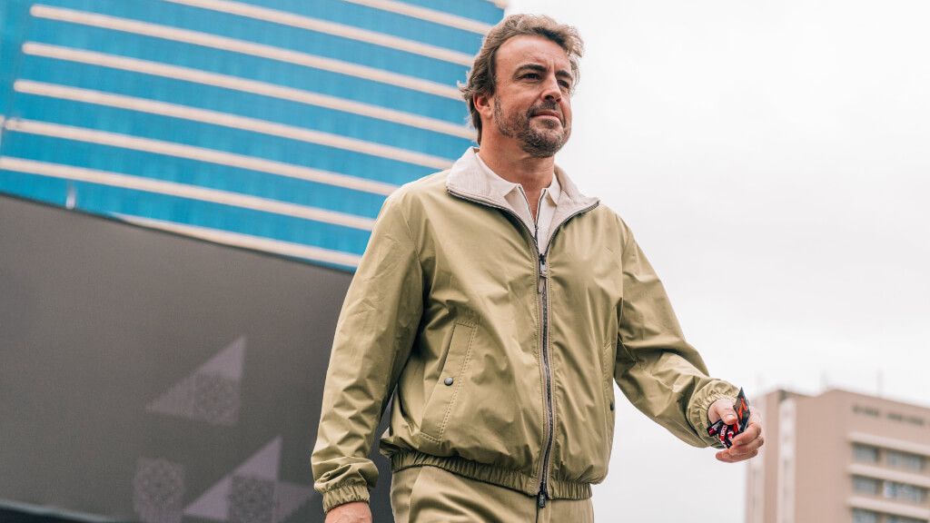  Fernando Alonso, en Bakú.