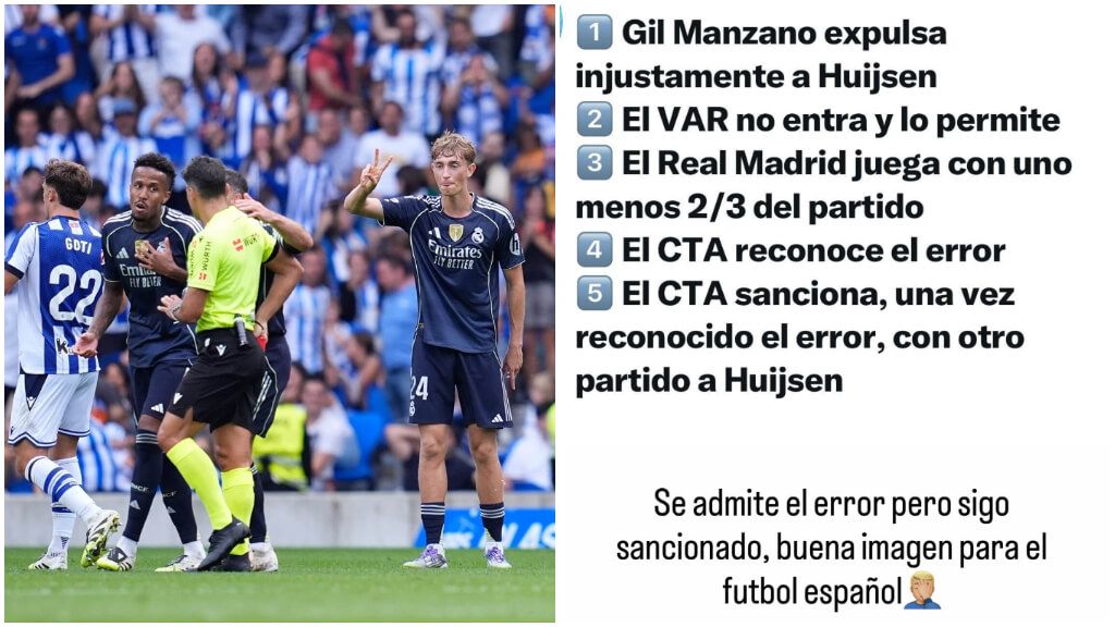 Dean Huijsen critica la decisión del Comité de Apelación tras mantener la roja (Instagram)