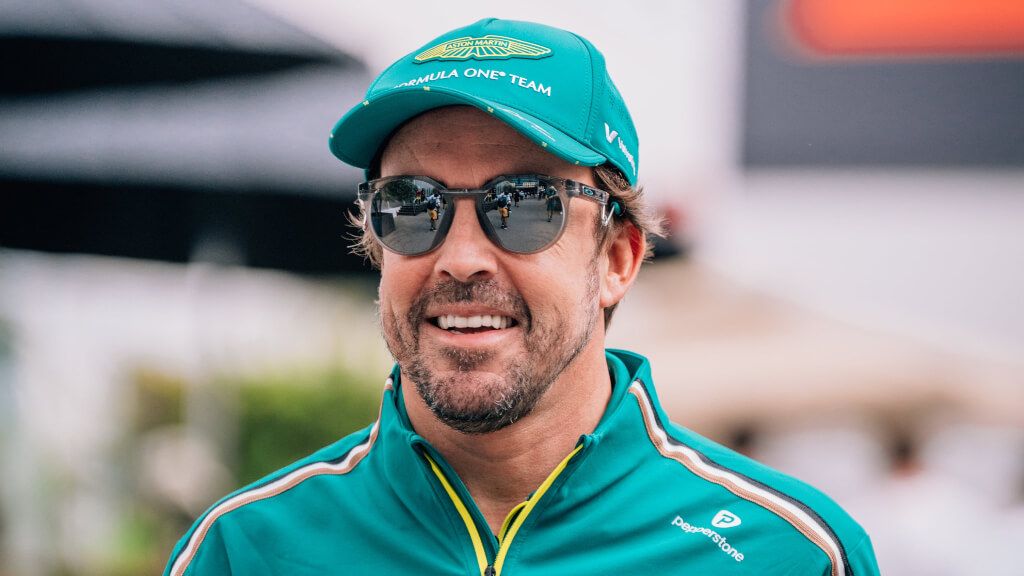 Fernando Alonso, en Bakú.