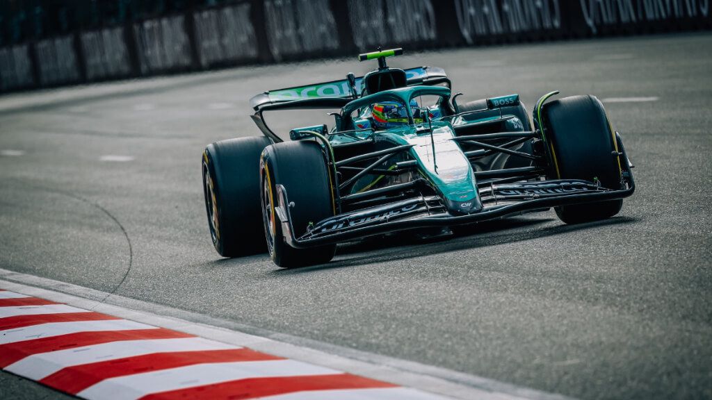  Fernando Alonso, en Bakú.