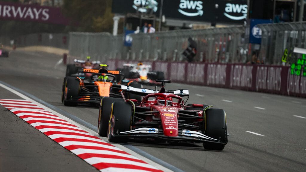  Charles Leclerc, en Bakú.