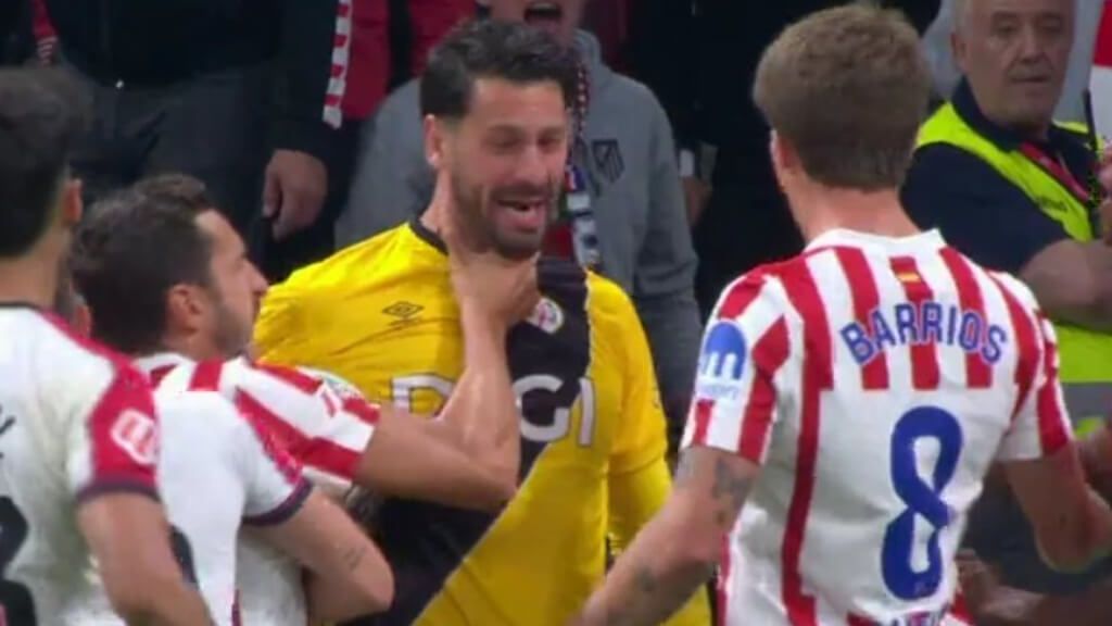 Koke agarra del cuello a Batalla (Movistar +)