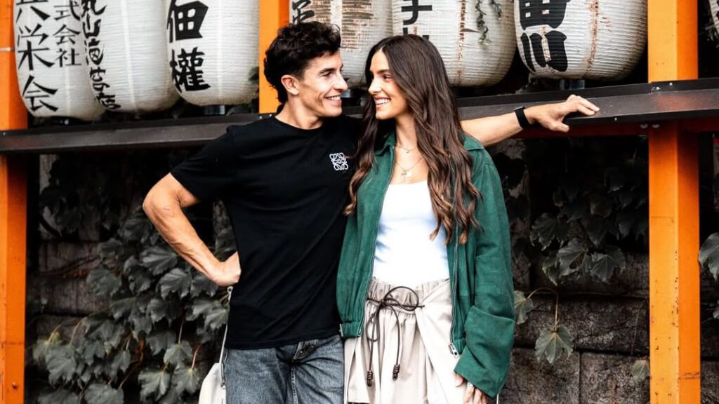  Gemma Pinto y Marc Márquez, por las calles de Japón.