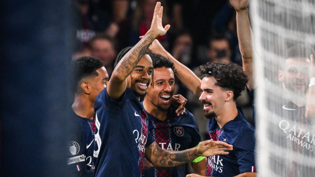  El PSG celebra en Champions League (Europa Press)