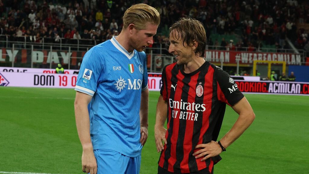 Luka Modric y Kevin De Bruyne (Redes Sociales)