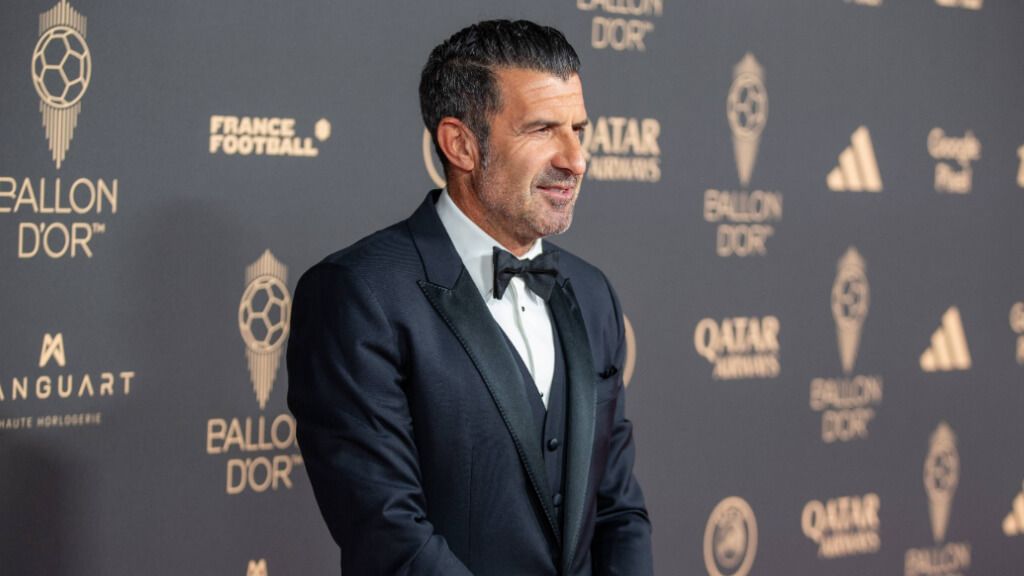  Luis Figo en la gala del Balón de Oro (Cordon Press)