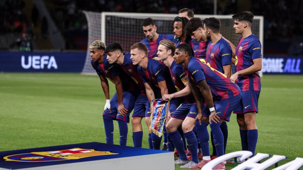 El once titular del FC Barcelona ante el PSG (Europa Press)