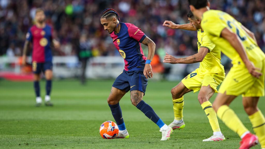 Raphinha contra el Villarreal (Cordon Press)