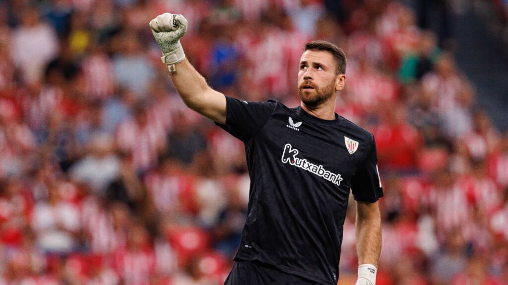 Unai Simón ha reconocido que supieron luego que el homenaje a Palestina no se vio en TV (Cordon Pr