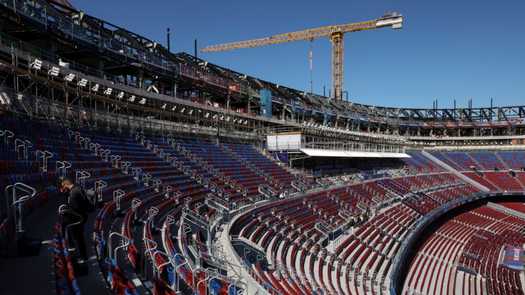  Las obras del Camp Nou (Europa Press)