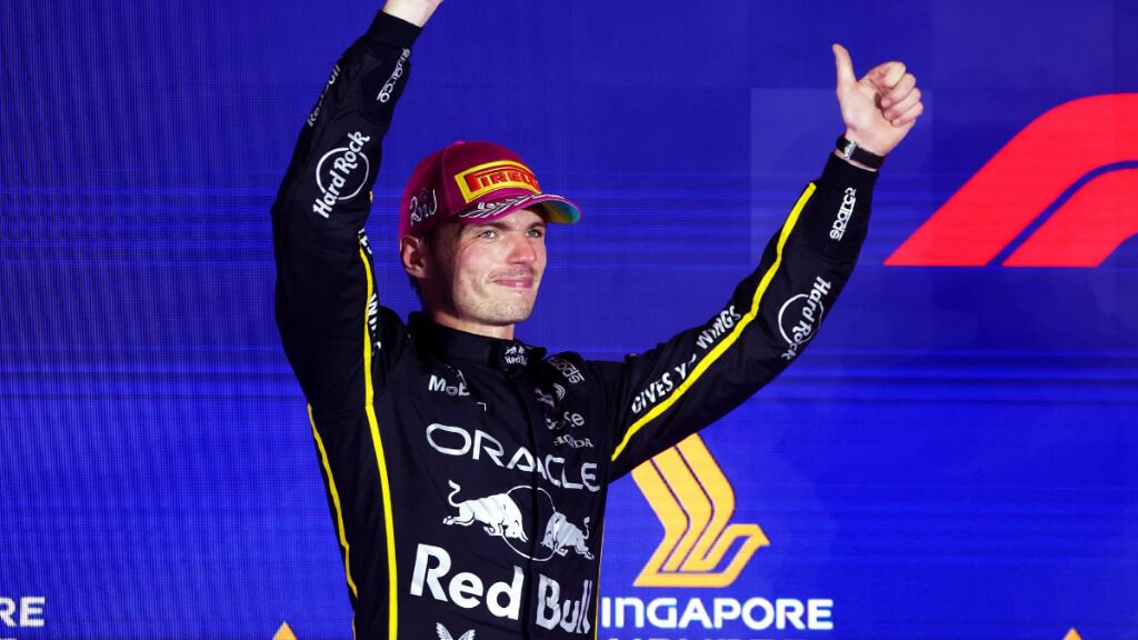 Max Verstappen, en Singapur.
