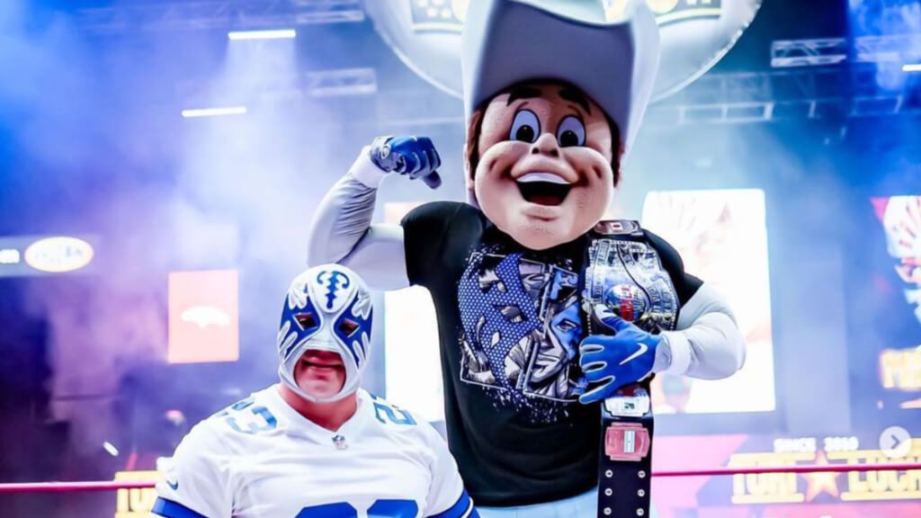 Rowdy, la mascota de los Dallas Cowboys cobraba más que sus animadoras (foto: Dallas Cowboys).