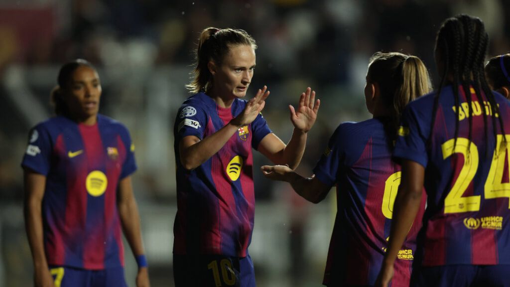 El Barcelona vivió momentos de dudas ante la Roma en la Champions Femenina (foto: Cordon Press).