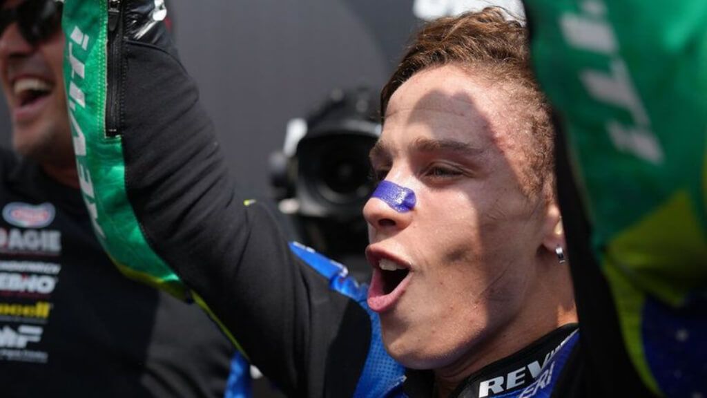  Diogo Moreira, en Moto2.