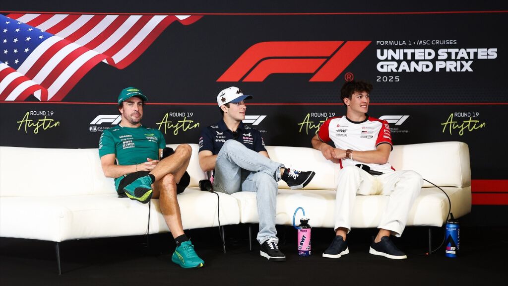 Fernando Alonso, en rueda de prensa.