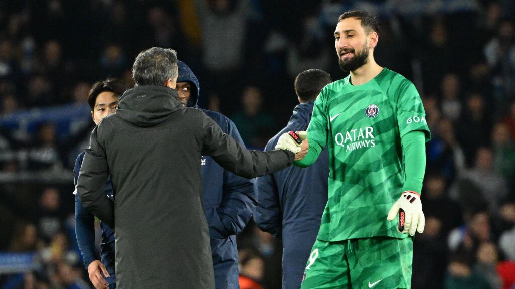  Luis Enrique y Gianluigi Donnarumma (Cordon Press)