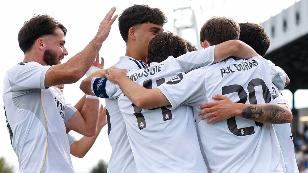 El Real Madrid celebra un gol ante la Juventus