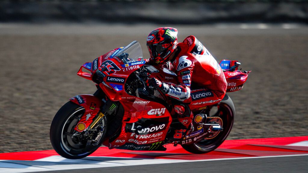  Pecco Bagnaia, en Indonesia.