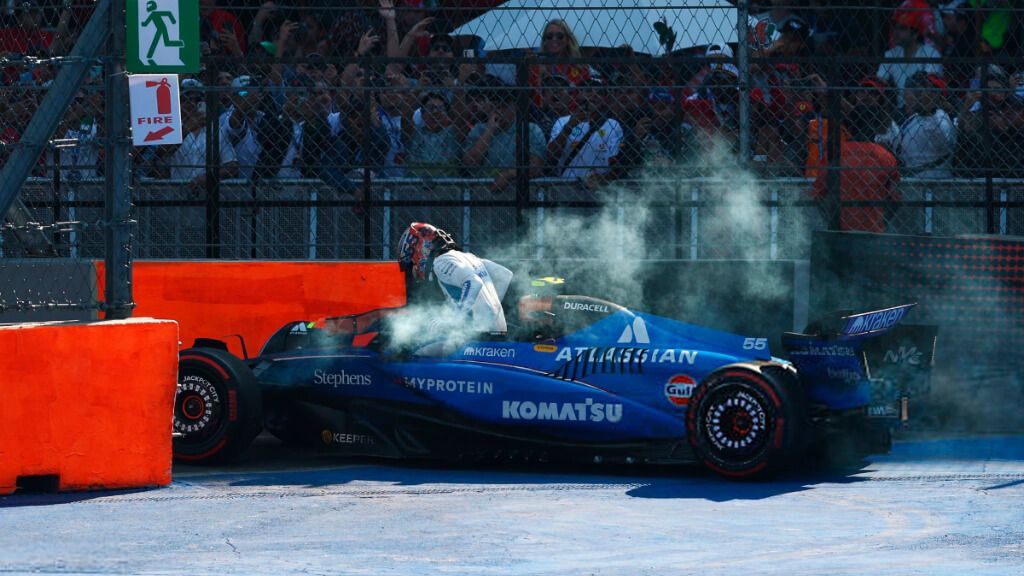Carlos Sainz, en México.