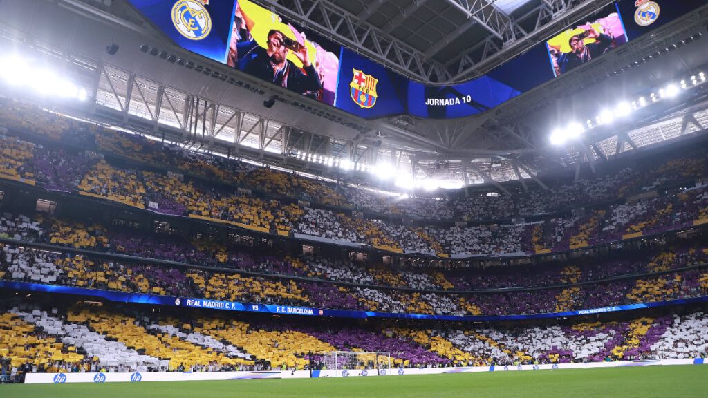  El Bernabéu durante el Clásico (Cordon Press)