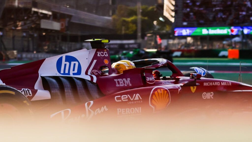  Lewis Hamilton, en México.