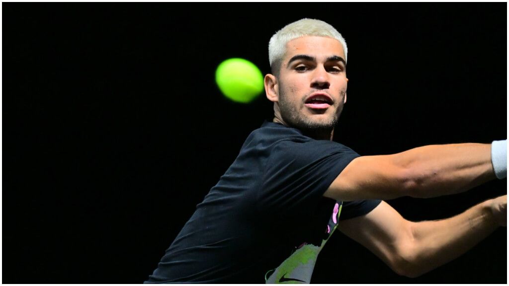  Carlos Alcaraz, en el Máster 1000 de París. (Cordon Press)