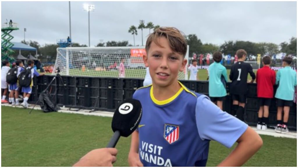 Enzo Contreras en su entrevista con ElDesmarque en Orlando.