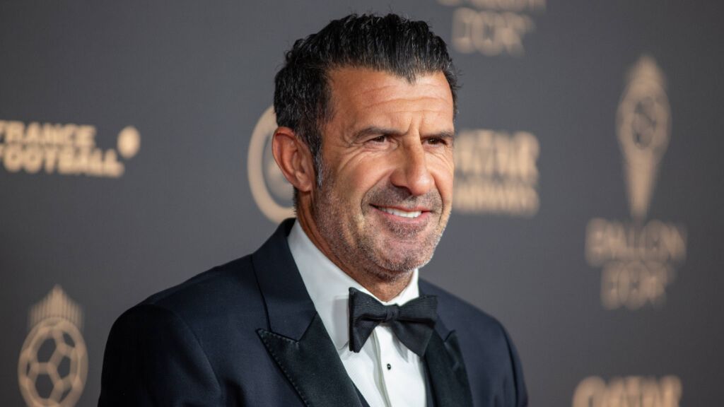 Luis Figo en la gala del Balón de Oro (Cordon Press)