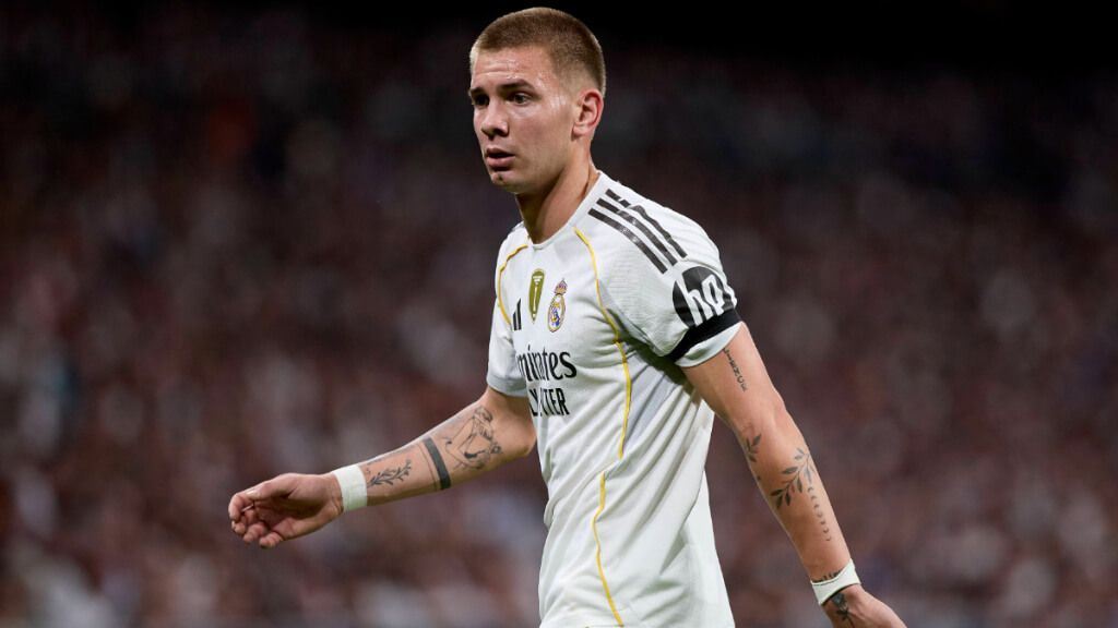  Franco Mastantuono jugando con el Real Madrid (Cordon Press)