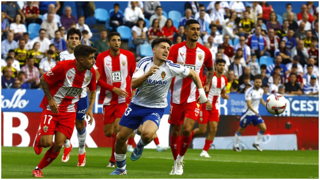  Imágenes del Almería - Real Zaragoza. (LALIGA HYPERMOTION)