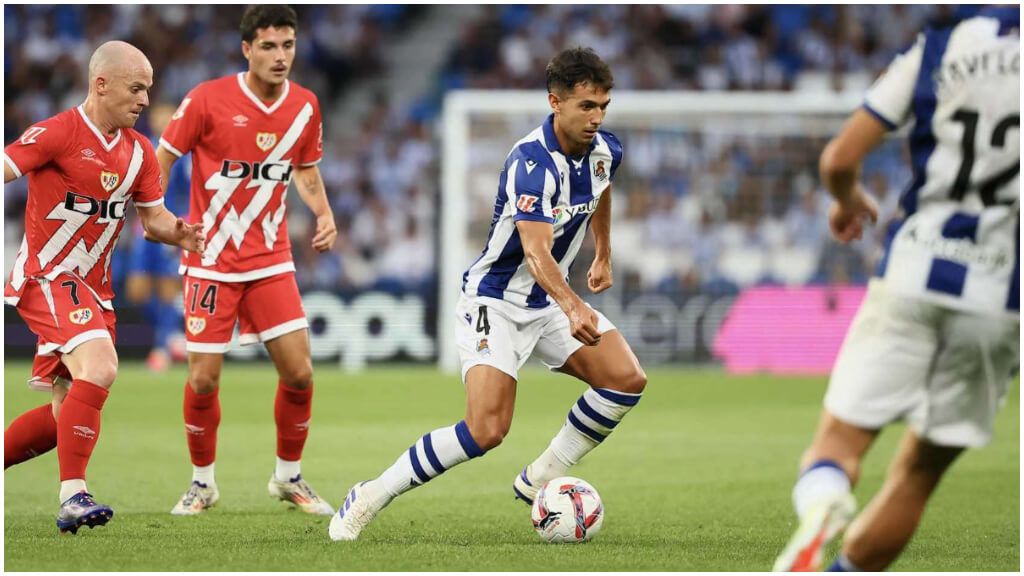 Imágenes del Real Sociedad - Rayo Vallecano. (LaLiga)