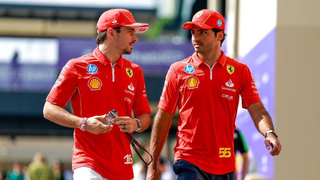  Charles Leclerc y Carlos Sainz en Ferrari (Cordon Press)