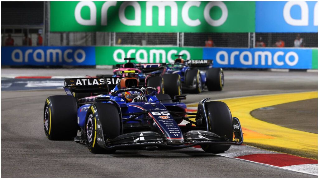 Carlos Sainz, durante el GP de Singapur. (Europa Press)