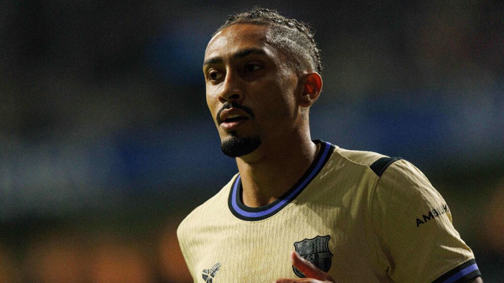  Raphinha en un partido de LALIGA EA Sports con el FC Barcelona (Cordon Press)