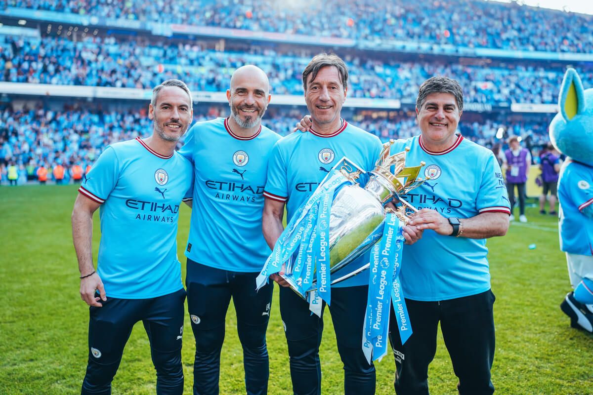 Carles Planchart en el Manchester City (Redes Sociales)